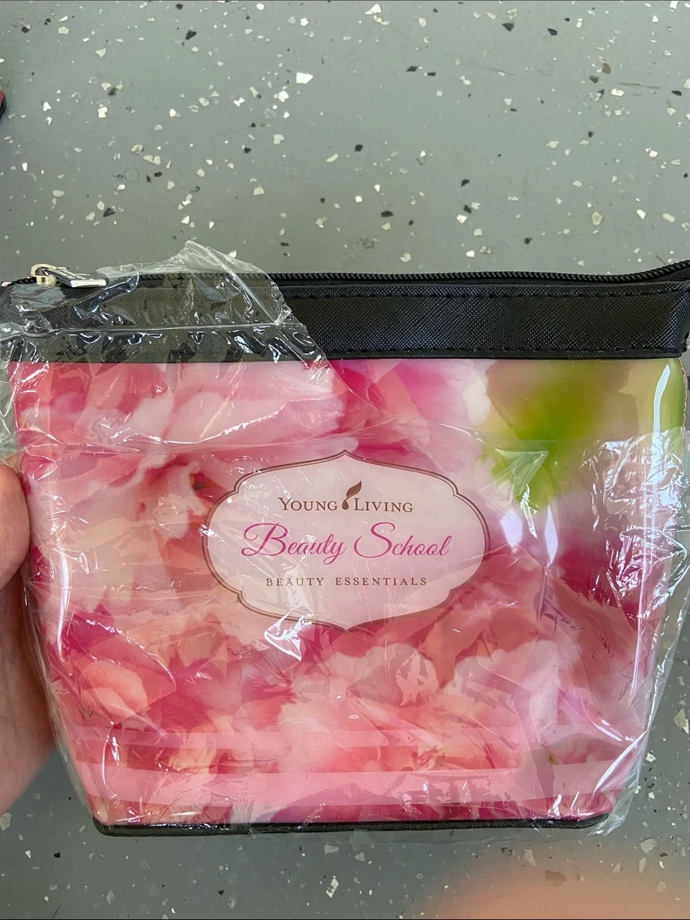 Young Living Floral Cosmetic Pouch Set of (4) Fall, Winter, Spring & Summer